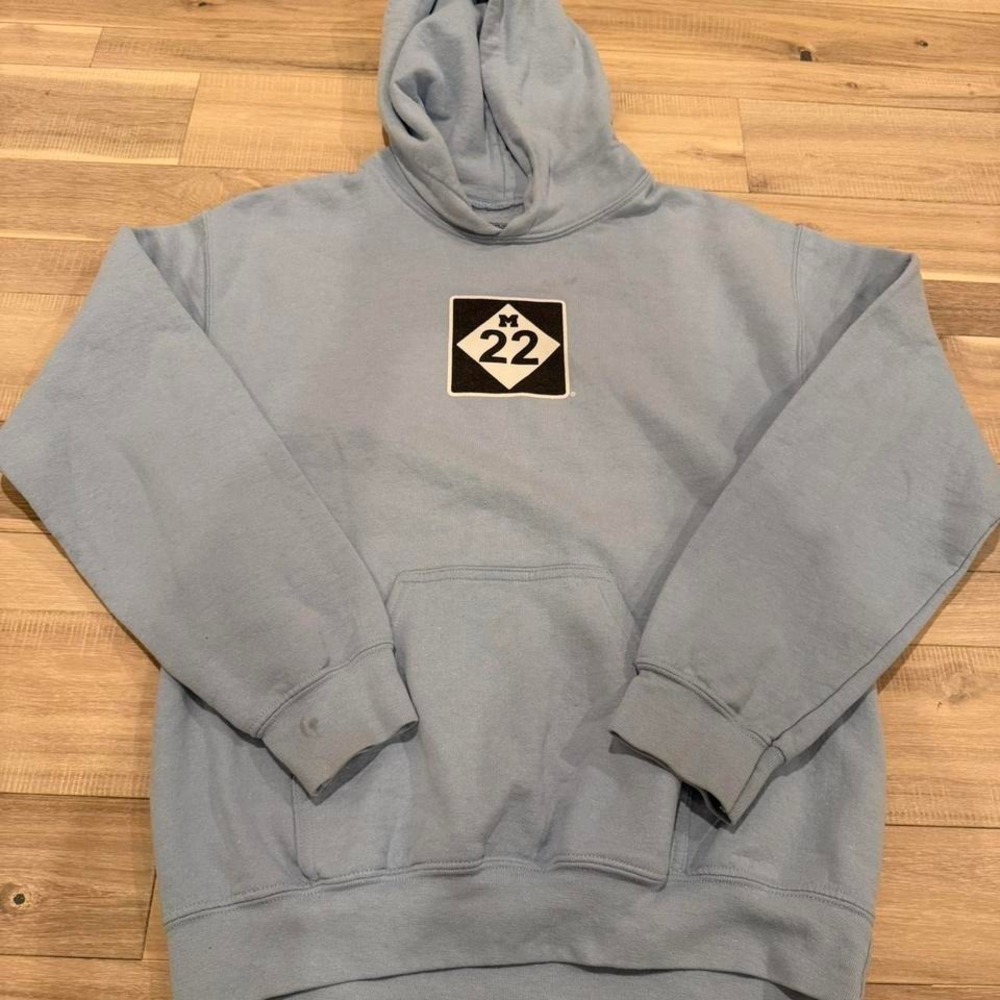 M22 grey hoodie Size S #michigan #outdoors